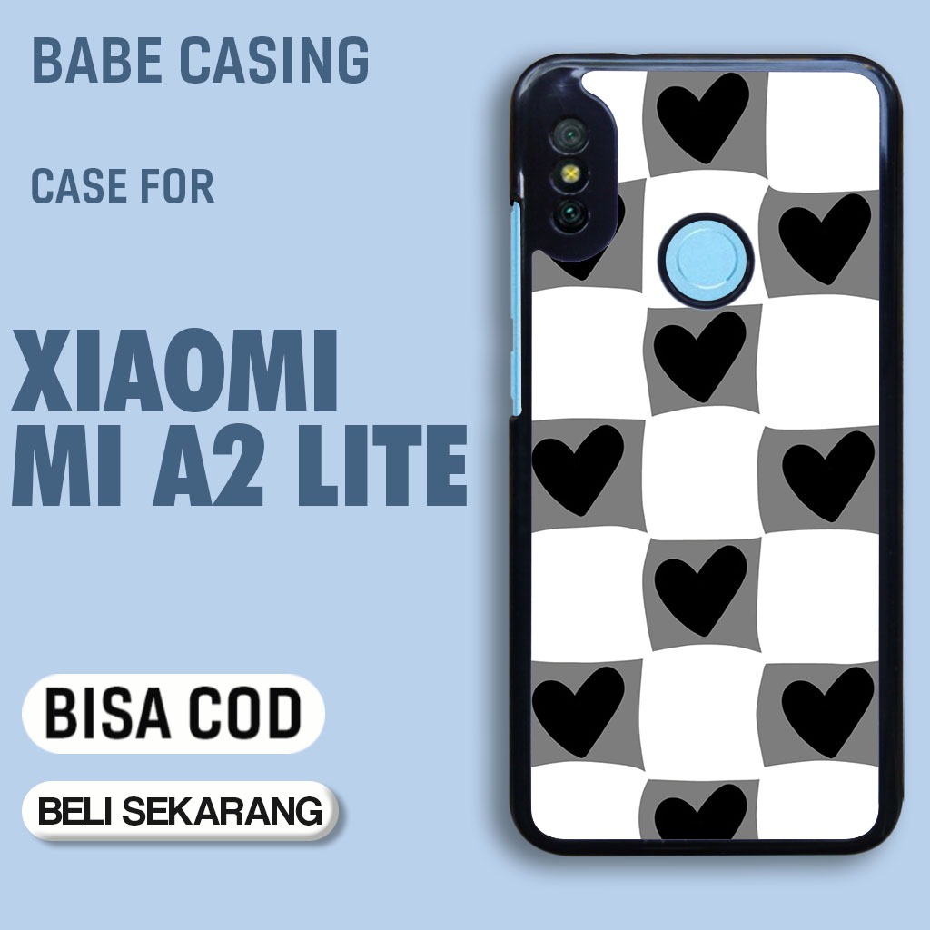 case hp xiaomi mi a2 lite redmi 6 pro terbaru gambar aesthetic kotak love art keren lucu casing hp c
