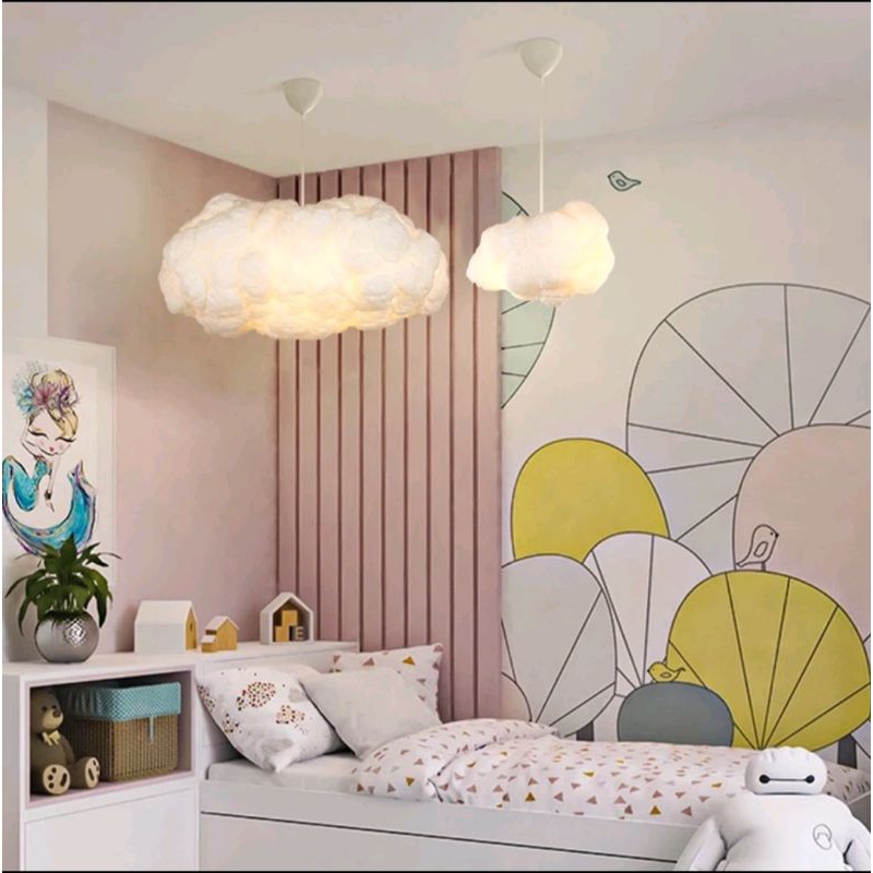 lampu hias gantung model awan / lampu hias awan