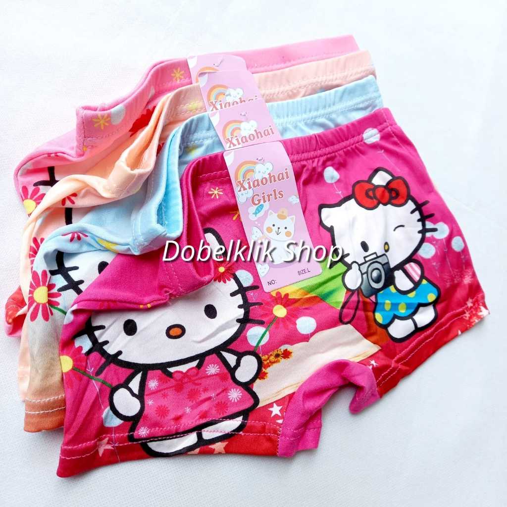 Boxer Anak Perempuan Boxer Anak Cewek Murah Motif Set Isi 3 Pcs