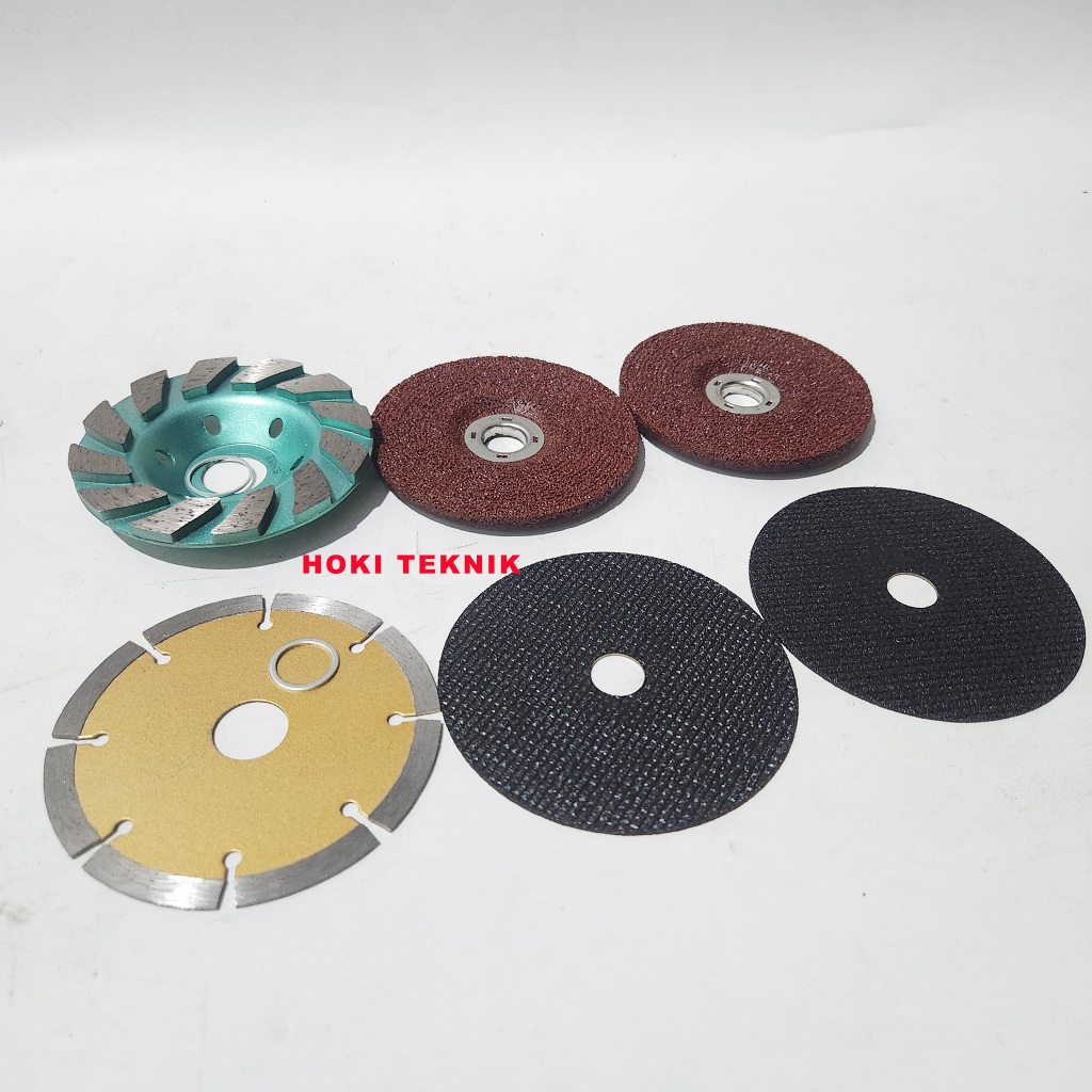 Paket Mata Gerinda Poles 4 inch Set