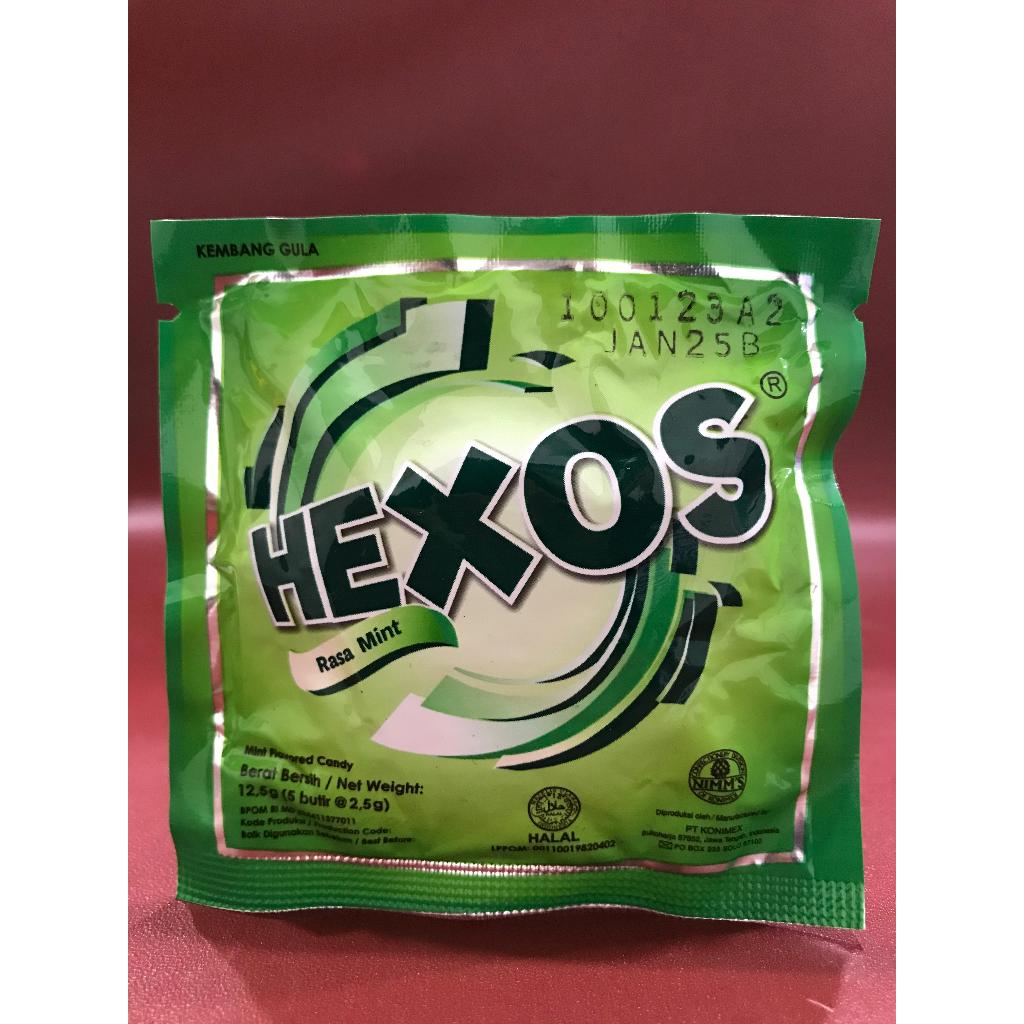 

Hexos Mint 12,5G - Permen Hexos Rasa Mint