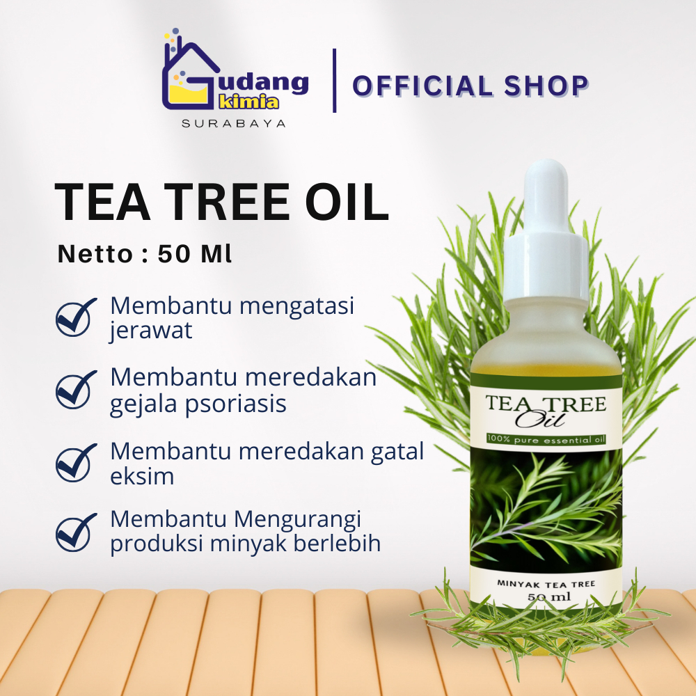 Tea Tree Oil / Minyak Tea Tree / Essential Oil 50 ML