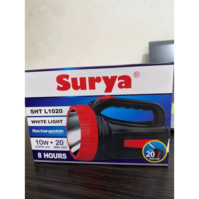 Senter Tangan Surya SHT L1020 / Senter Tangan Jumbo Cahaya Terang Bisa Gojek Grab Medan