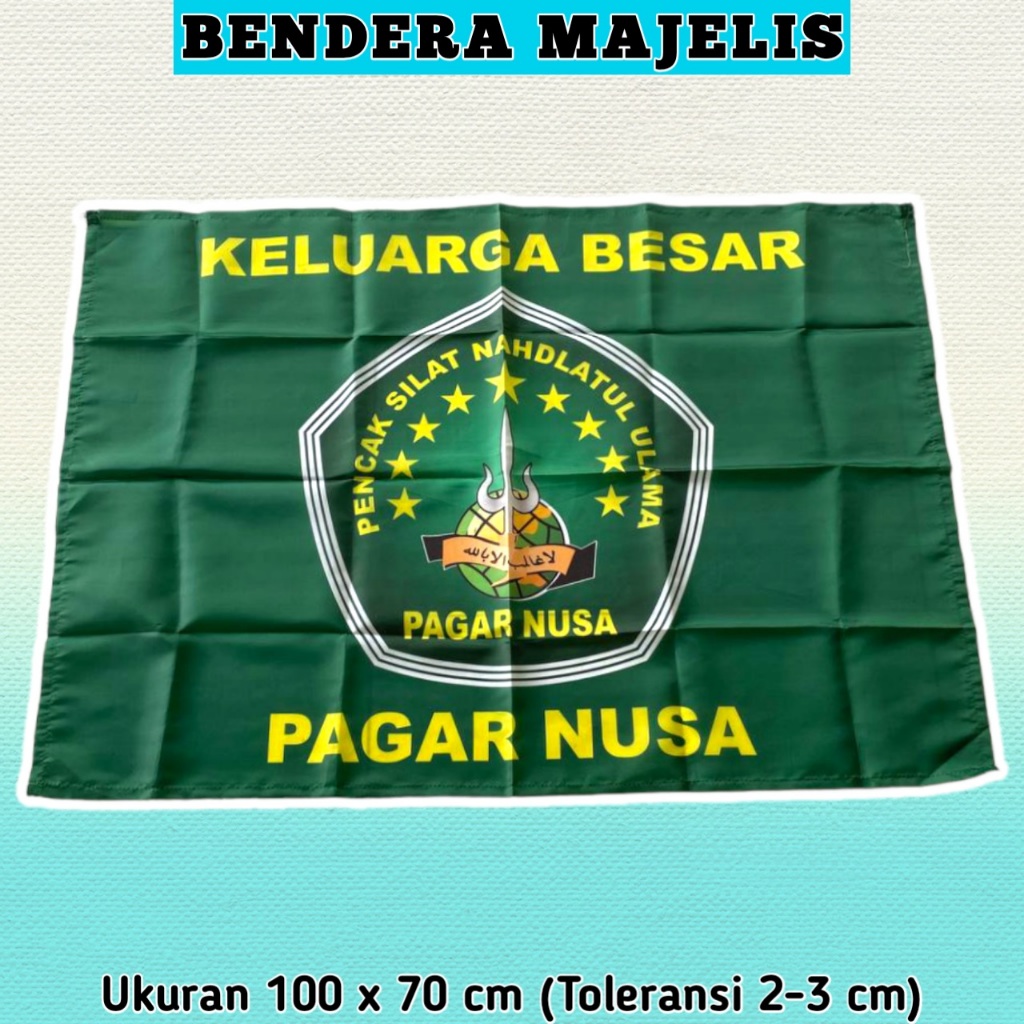 Bendera Pagar Nusa/ Bendera Mafia Sholawat Besar / Bendera Syekhermania  Besar / Bendera Mafish / Mi
