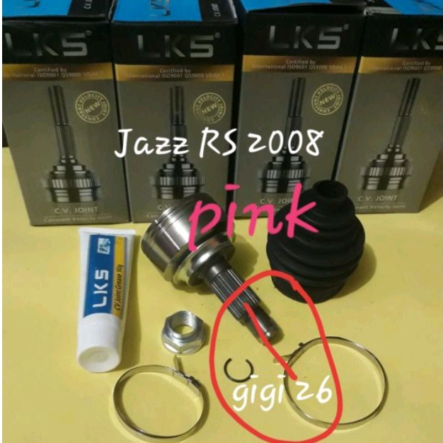 CV Joint Luar As Roda Depan Luar Honda Jazz RS 2008 GE8 Matic Manual
