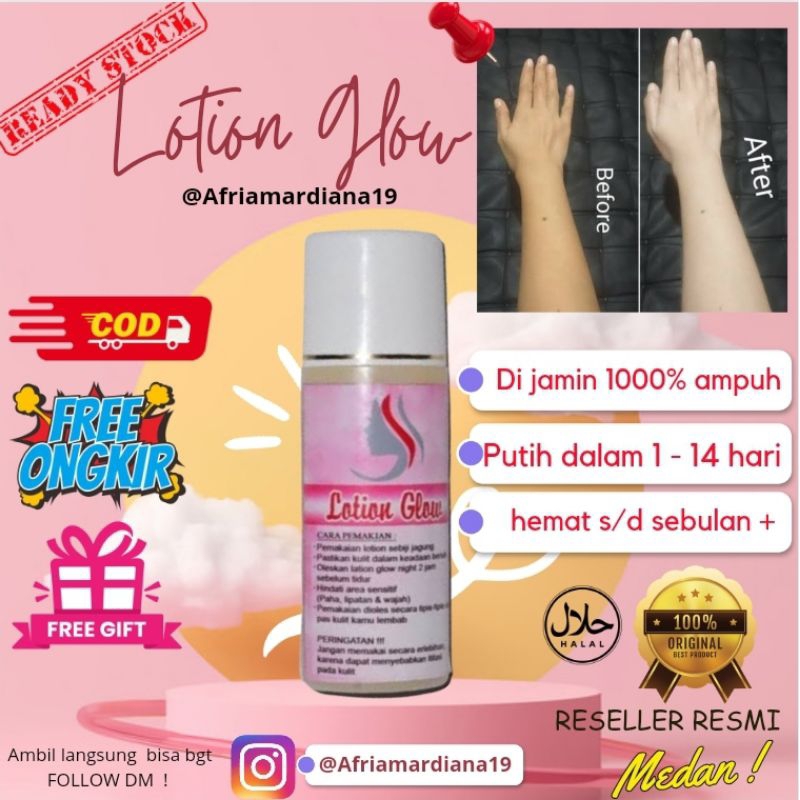 Lotion Glow Afriamardiana PEMUTIH BADAN AMPUH dalam 7‐14 Hari ORIGINAL