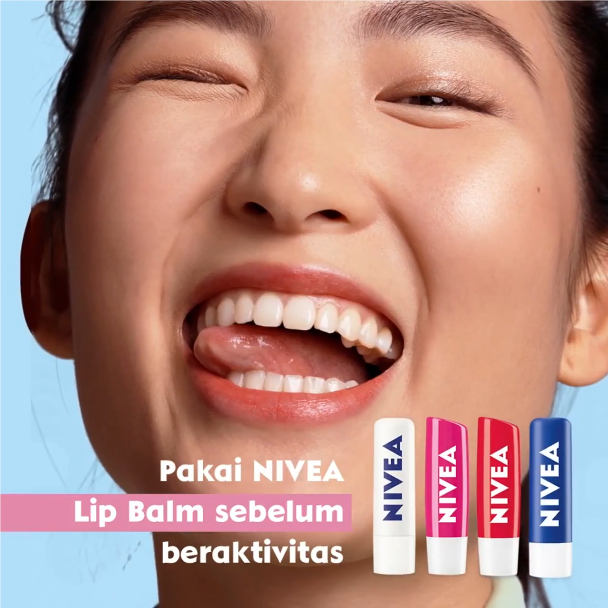 NIVEA LIP BALM - 24H Melt In Moisture With Natural Oils ❤ jselectiv ❤ Pelembap Bibir NIVEA - ORI✔️BP