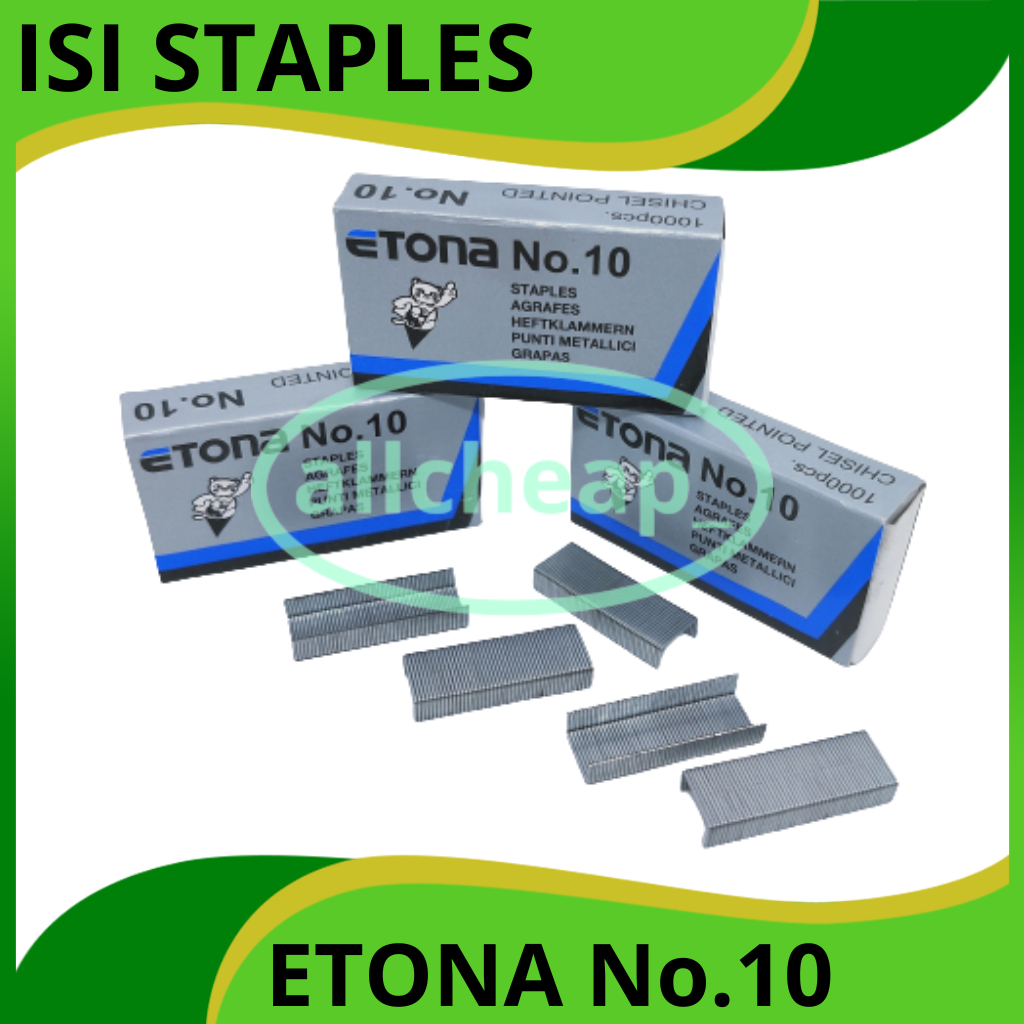 

isi hekter refill stapler isi staples etona no 10