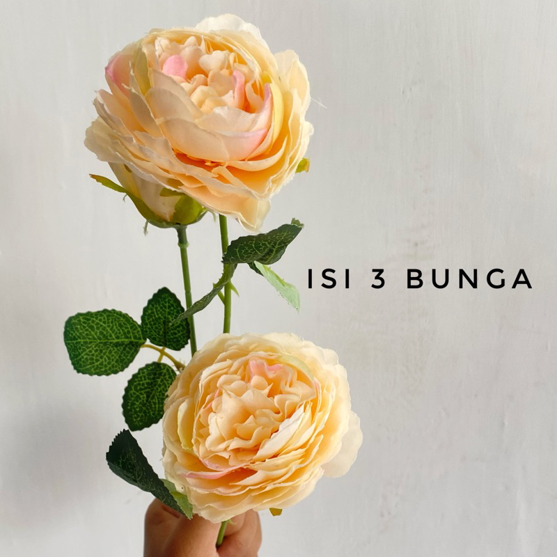 Bunga Peony Artificial Large mirip asli bahan mahar