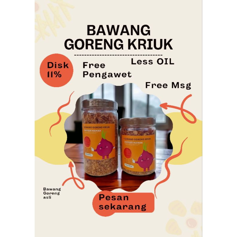

Bawang Goreng Kriuk