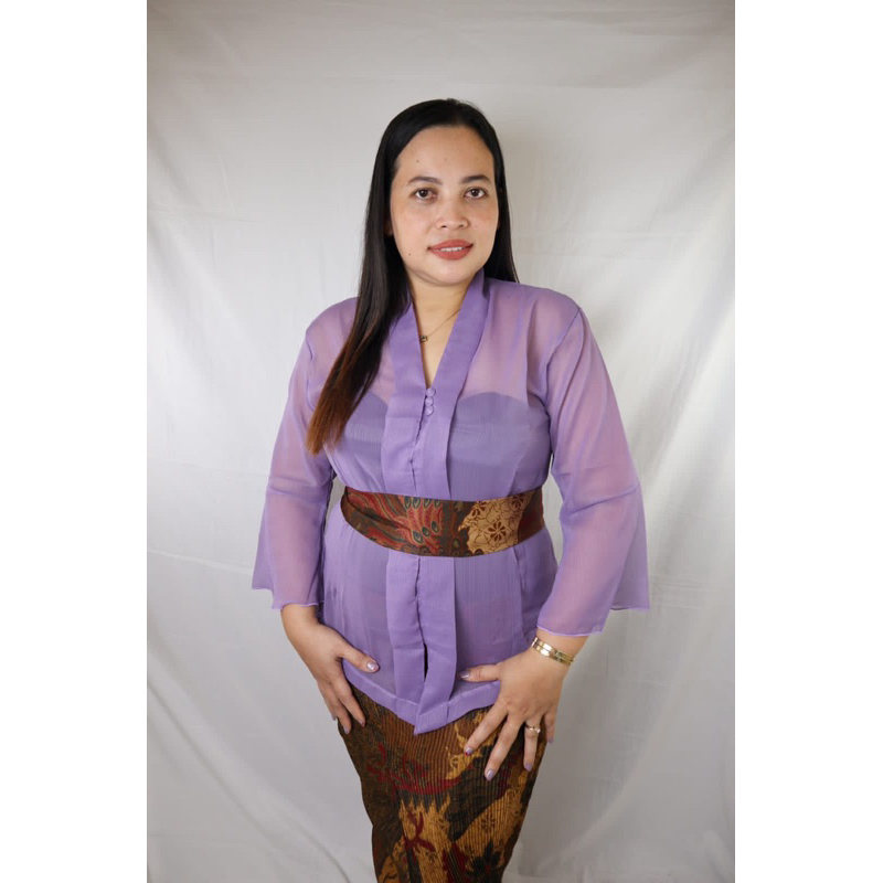 Kebaya Jadi Kartini Jumbo - kebaya jumbo sutra yoryu - kartini jumbo - kartini lengan terompet jumbo
