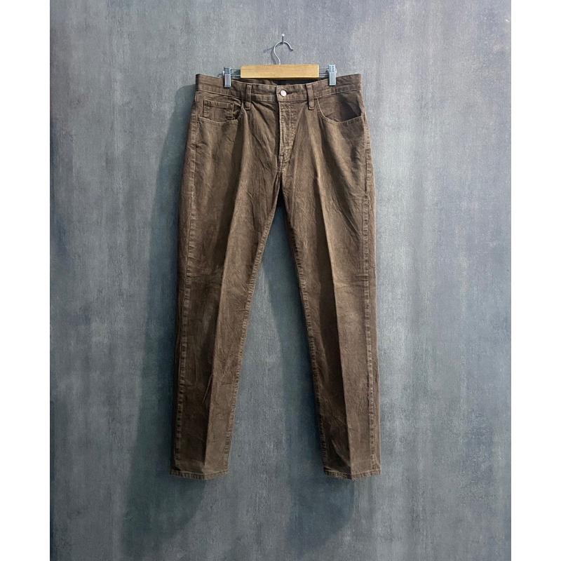 Corduroy Pants Ezy UNIQLO / Corduroy Pria / Size 33