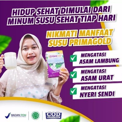 

PROMO !!! PRIMA GOLD - Susu Kambing Etawa Asli primagold Atasi Masalah Sendi dan Pernapasan