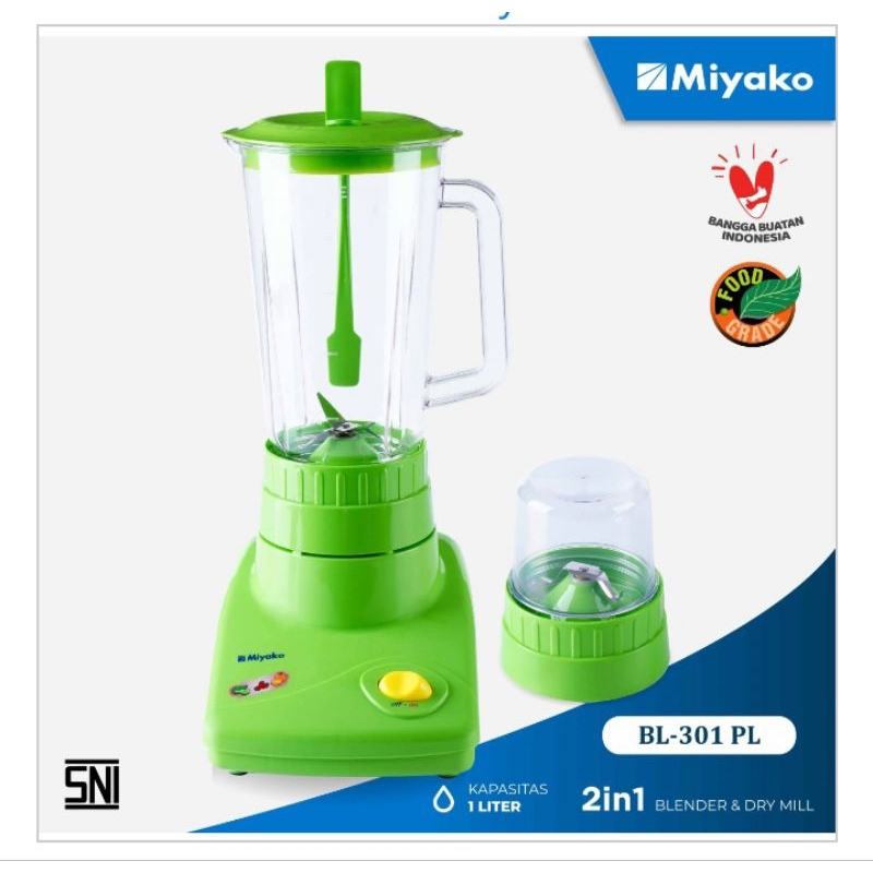 Miyako Bl-301 Pl | Blender Plastik Miyako Bl-301 Pl