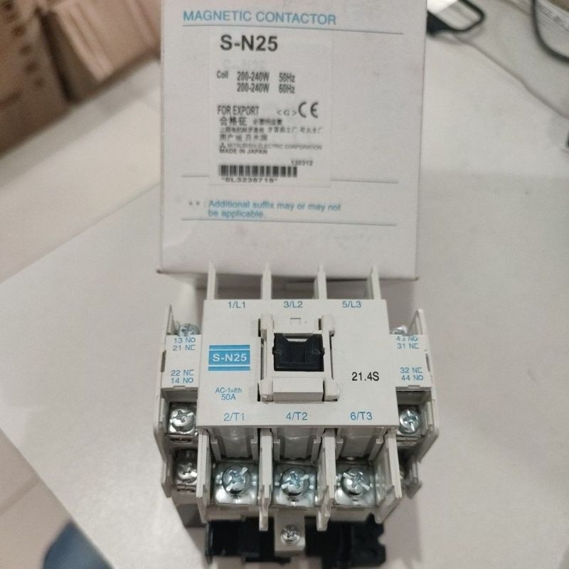 KONTAKTOR CONTACTOR MITSUBISHI S-N25 SN-25 SN25