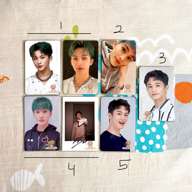 [READY STOCK] PC MARK FORTUNE CARD THE LINK SMT BUS JAPAN FANMEETING NCT127 STICKER YIZHIYU YZY ROUN