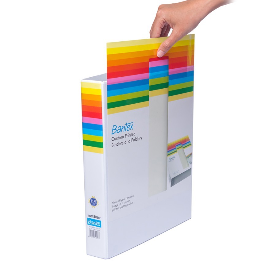 

Bantex Insert Ring Binder 2 Ring 65mm A4 White #8562 07