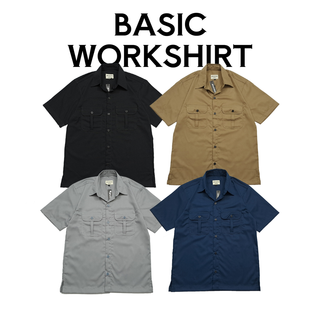 Kemeja Pria Workshirt Kemeja Kerja - Kemeja Kerja Polos - Premium Workshirt 0.1