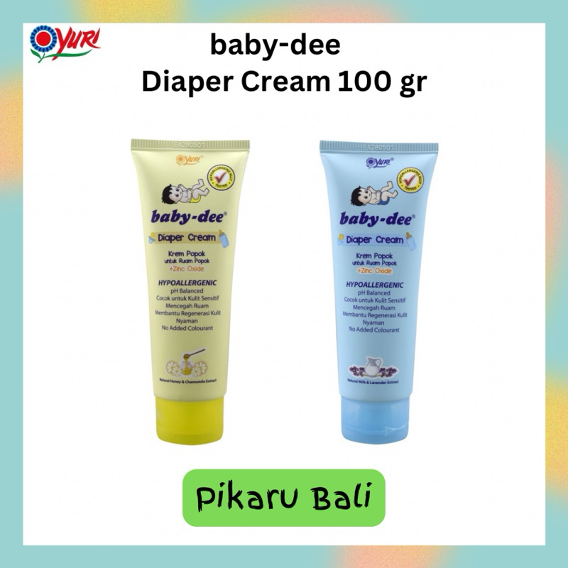 Baby Dee dee Diaper Cream 100 gr Mengatasi Ruam Popok