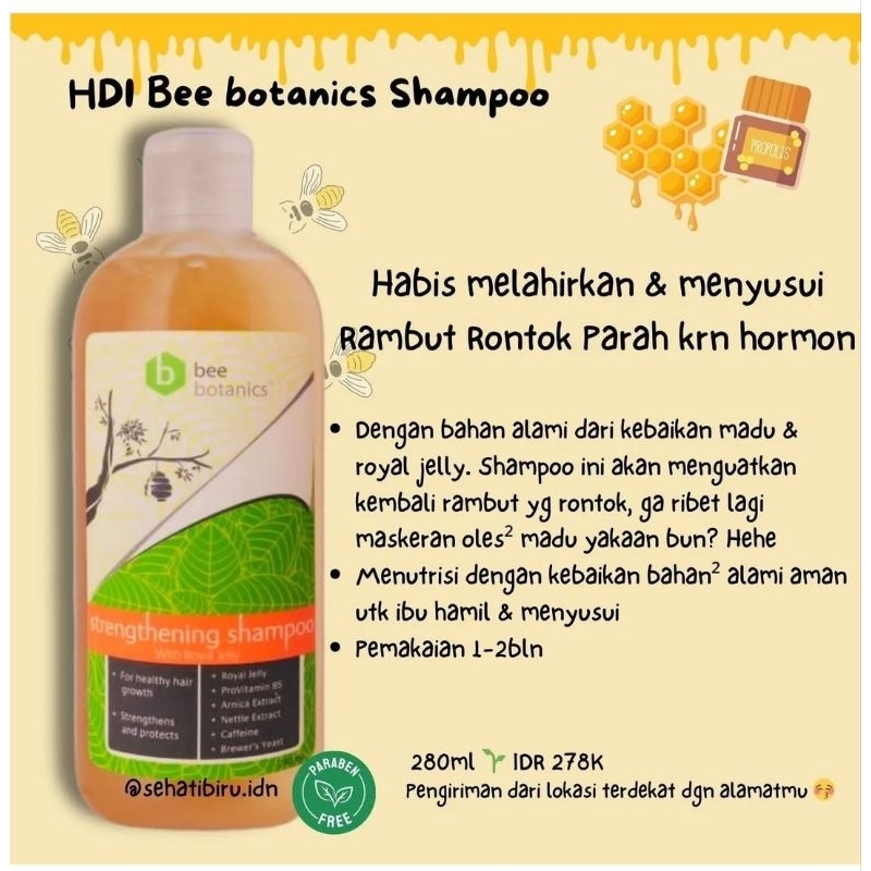 HDI BeeOrganics Shampoo Royal Jelly