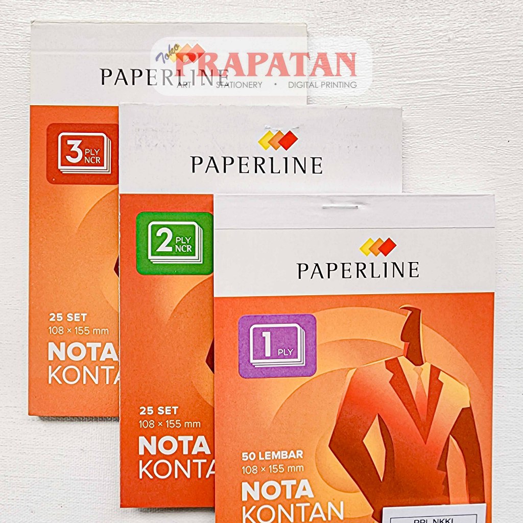 

Nota Kontan Paperline 1/2/3 PLY NCR