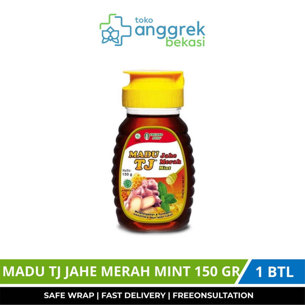 

MADU TJ JAHE MERAH MINT 150 GR/ MEREDAKAN PERUT KEMBUNG/ SAKIT PERUT