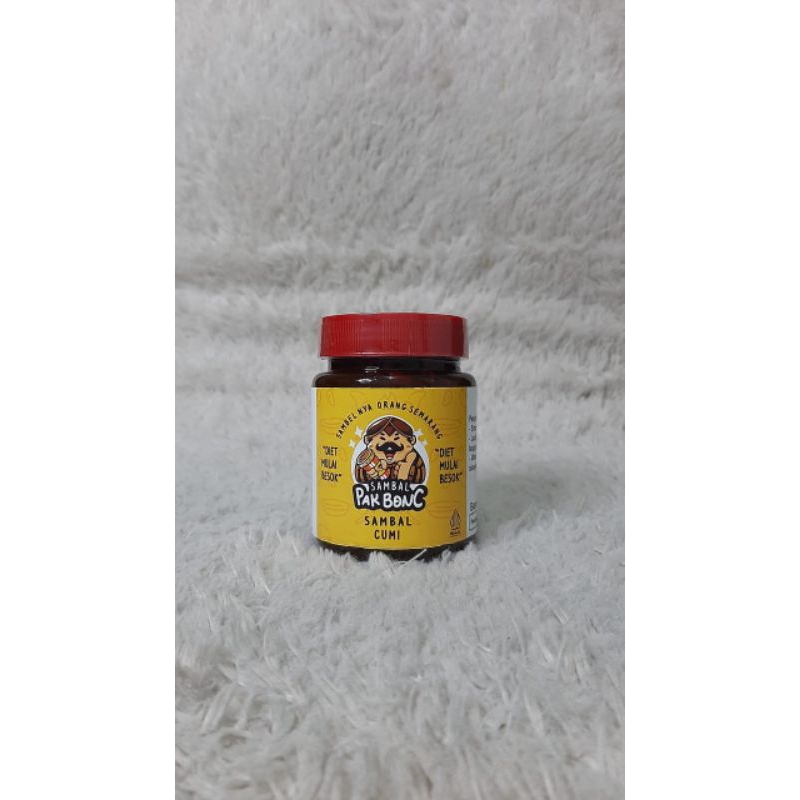 

Sambal Cumi Item 200gr