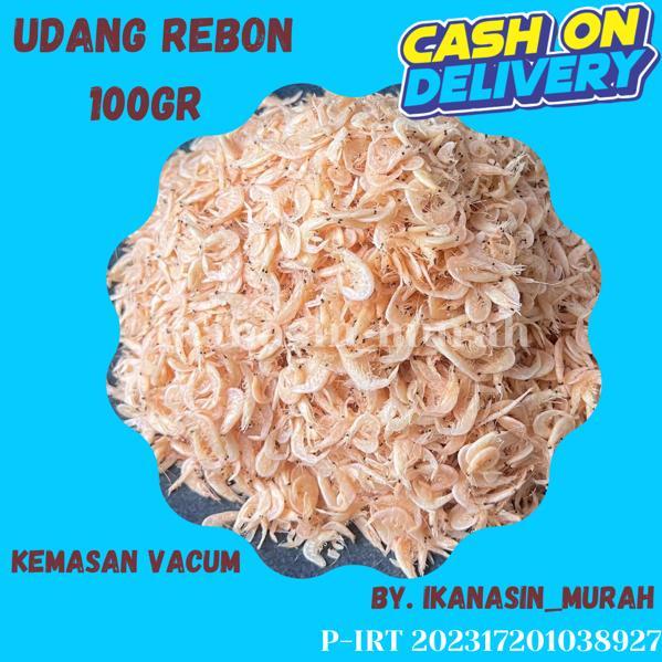 

UDANG REBON ASIN / UDANGB REBON TAWAR 100GR / IKAN ASIN MURAH BISA COD