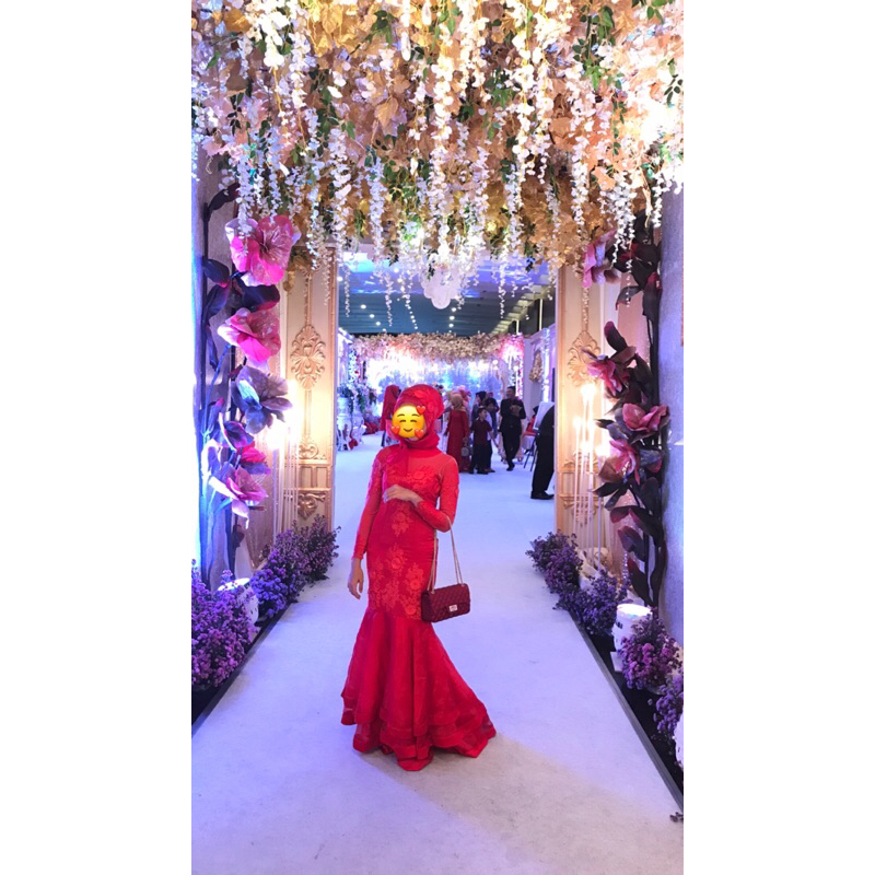 PRELOVED dress kebaya model duyung