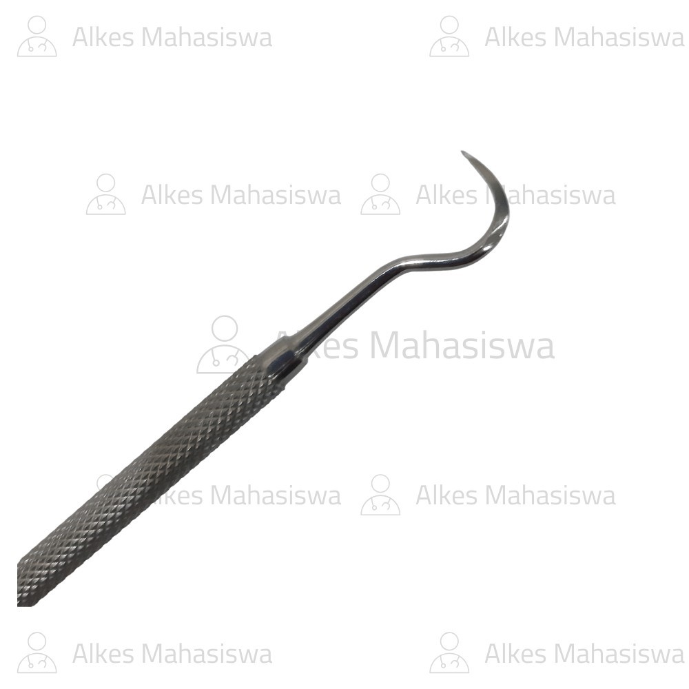 Dental scaler Sickle manual / scaller Halfmoon / pembersih karang gigi SAFFA
