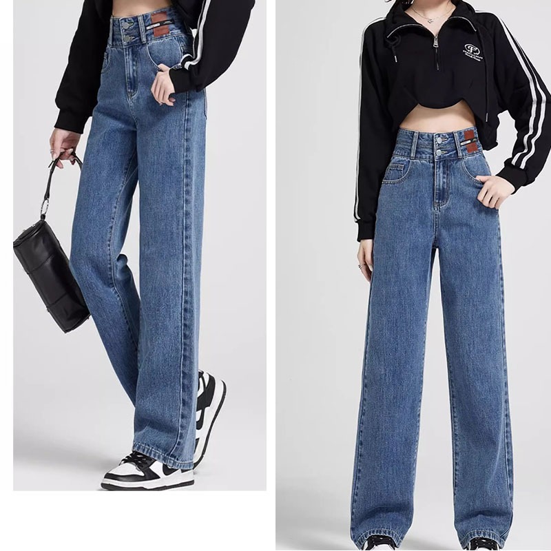 Celana jeans wanita celana korean style wanita celana kulot wanita kulot highwaist denim pants celan