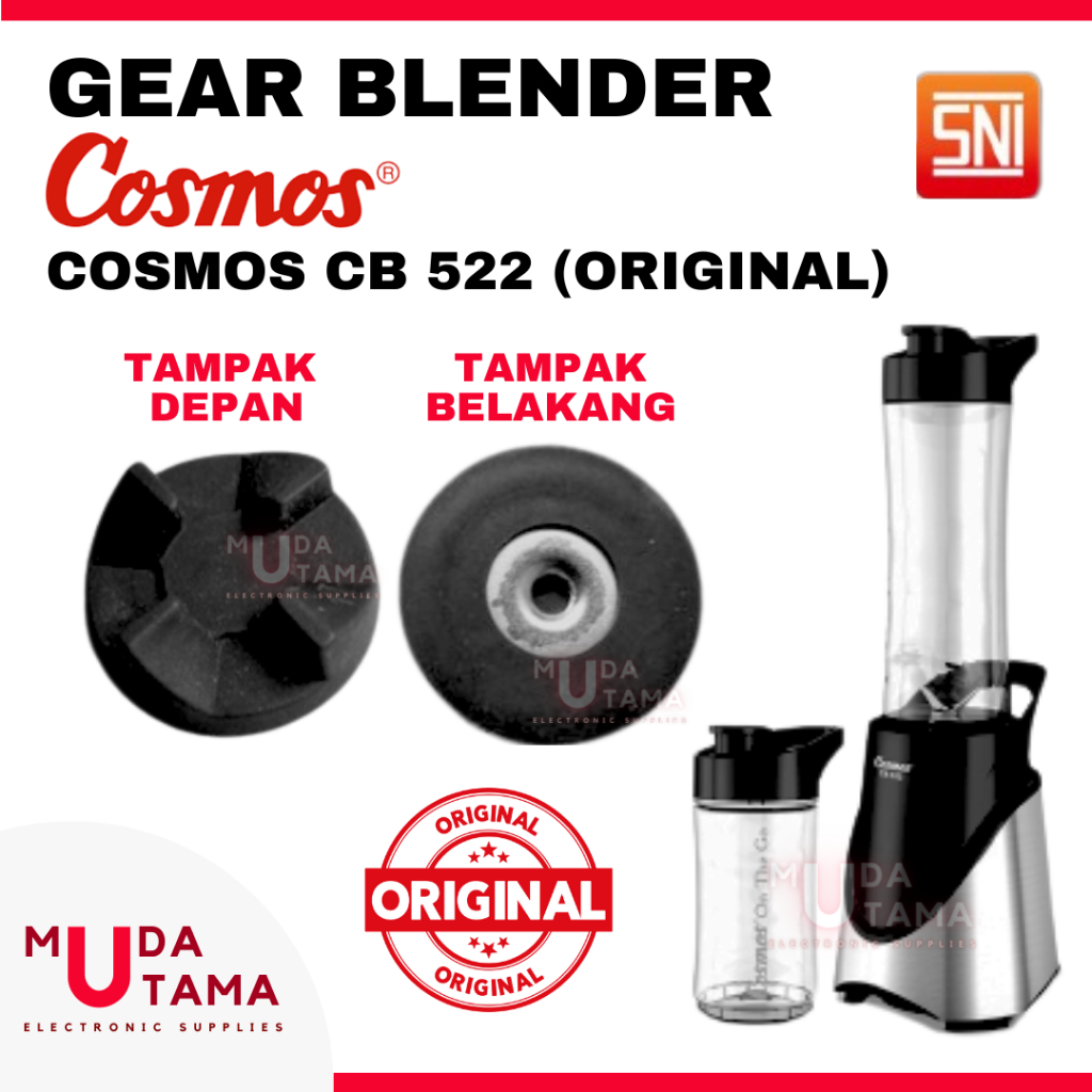 GEAR BLENDER COSMOS CB522 ORIGINAL - GIGI BLENDER COSMOS CV 522 ORI - GEAR CONNECTOR KONEKTOR BLENCE