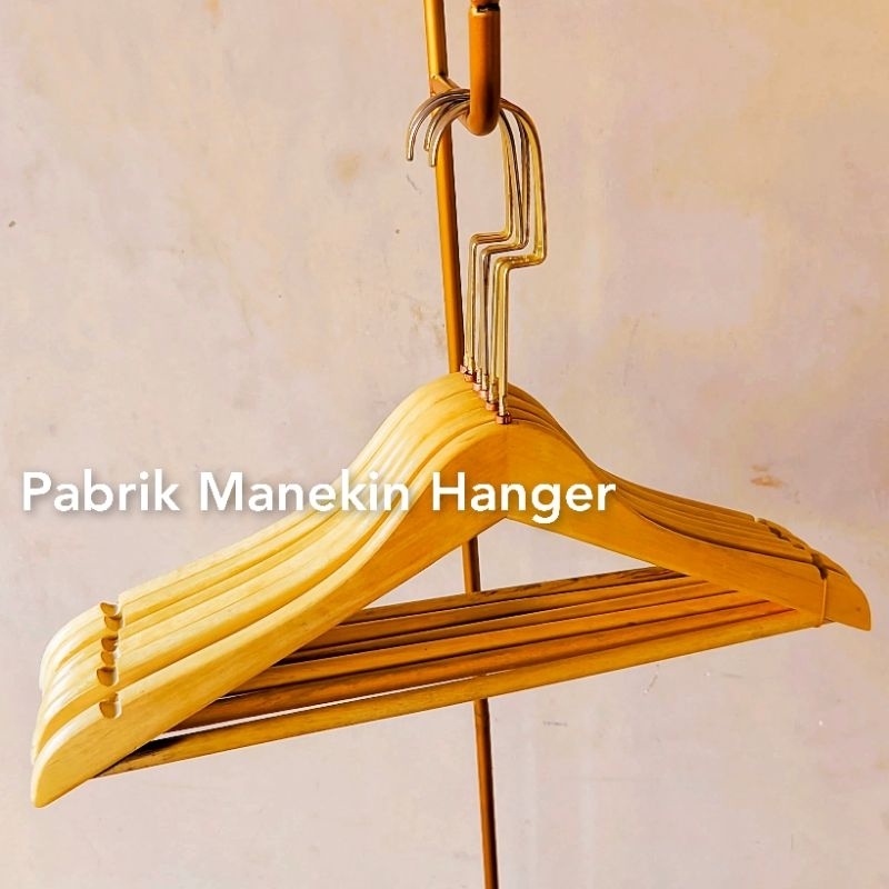Hanger kayu palang premium / Hanger Kayu palang