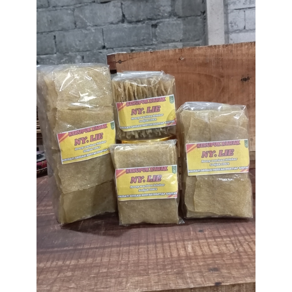 

Kerupuk Karak Mentah / Gendar / Puli Nasi Snack Jajanan Cemilan Renyah