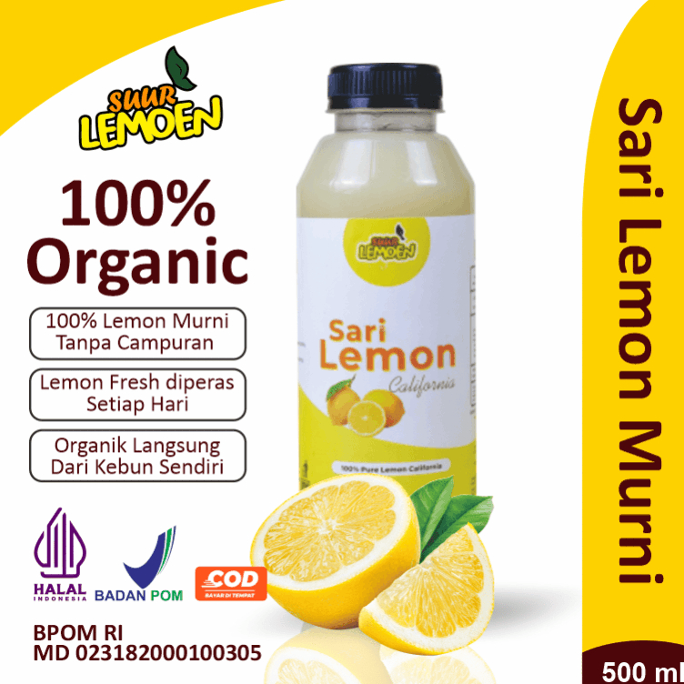 

Diskon Sari Lemon / Air Lemon Murni / Minuman Diet 250ml - 500ml | Lemon California By Suur Lemoen ID