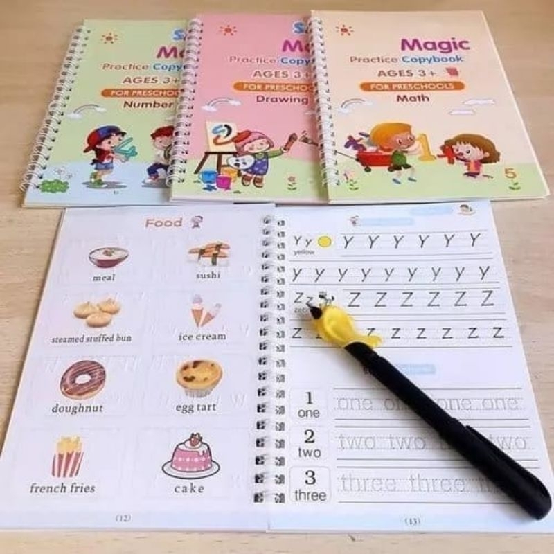 

BUKU BELAJAR ANAK SANK MAGIC 1 SET ISI 4 BUKU & PULPEN