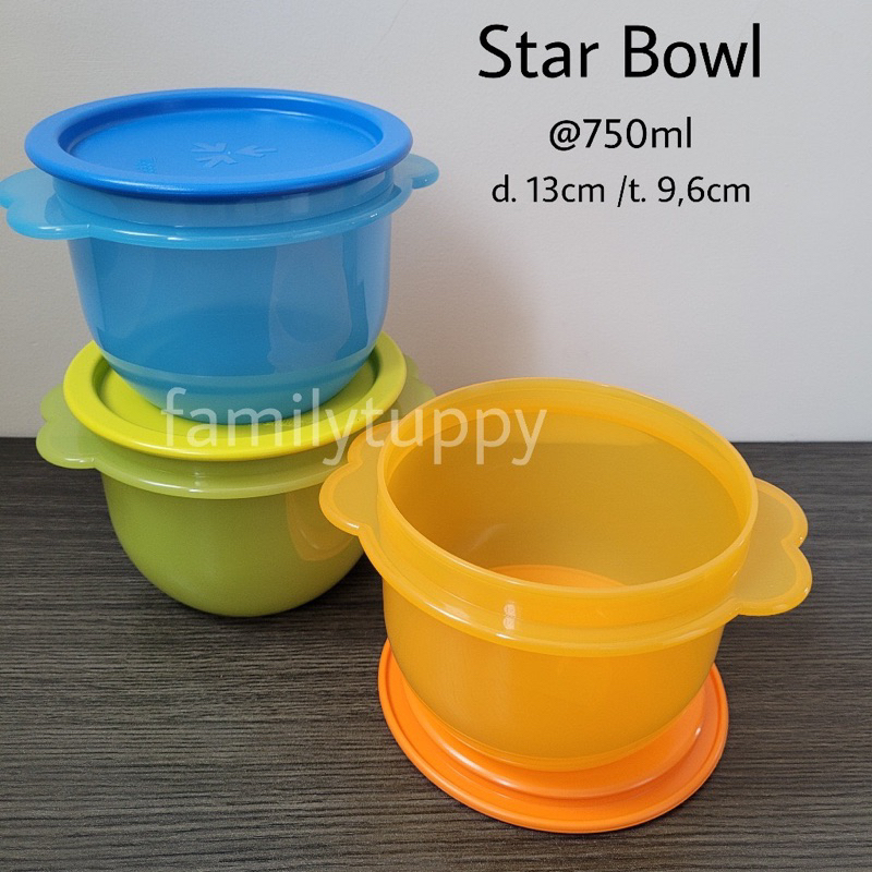 TUPPERWARE SECOND PRELOVED STAR BOWL
