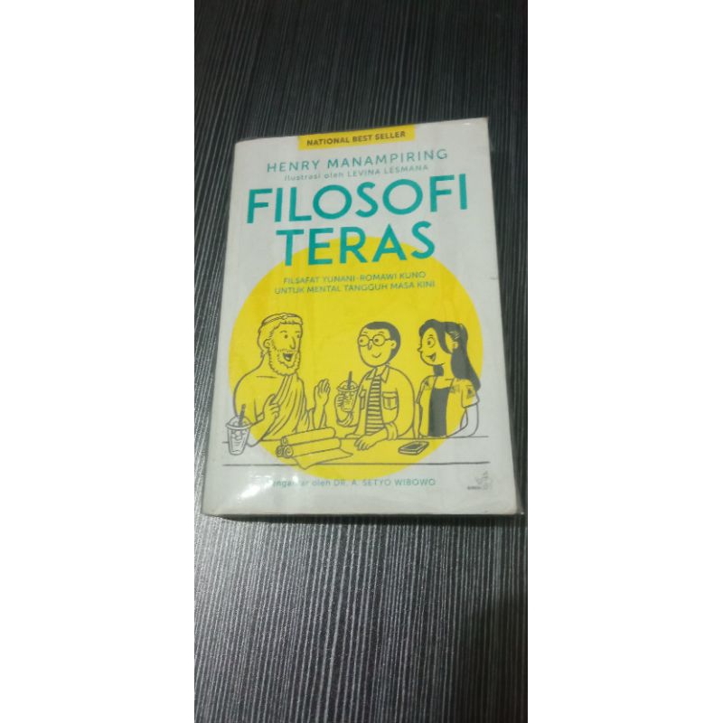 Buku Filosofi Teras Henry Manampiring (Buku Preloved / Buku Bekas/ Buku Second) Buku Ori, *Free 1 bu