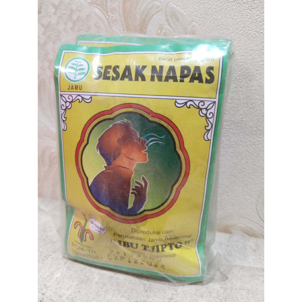 

JAMU SESAK NAPAS ~ IBU TJIPTO ISI 10 SACHET