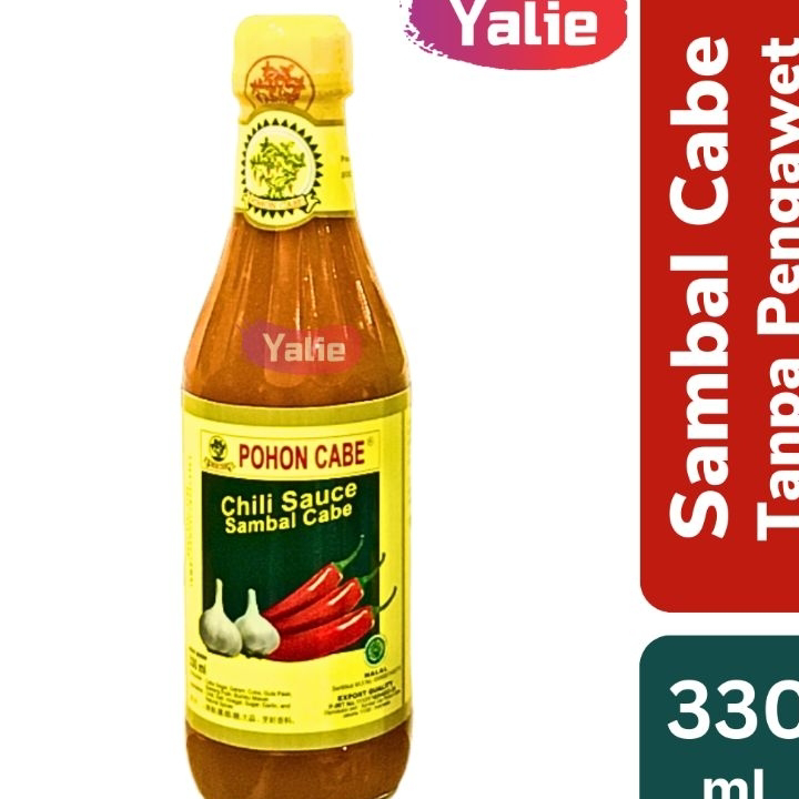 

Baru Botol 330ml Sambal Pohon Cabe Sambel Alami Tanpa Pengawet/Pewarna/Pemedas PohonCabe Sehat Pedas Botol Beling Kaca