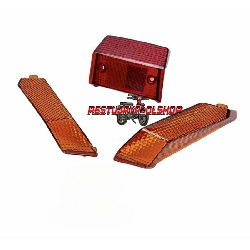 MIKA LAMPU  STOP PLUS SEN BELAKANG SUZUKI CRYSTAL CRISTAL