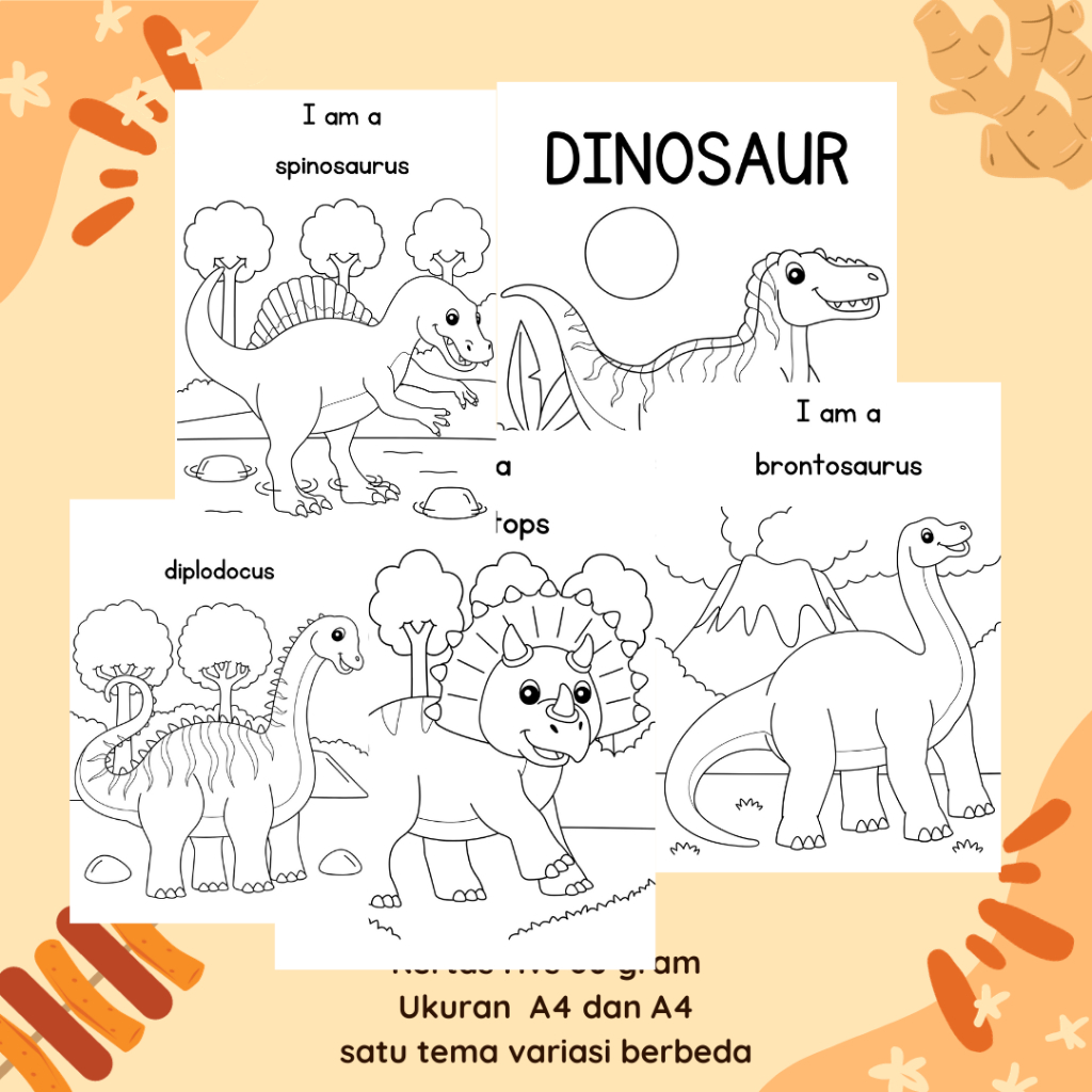 

Kertas Mewarnai Untuk Anak TK PAUD SD 80 GSM A5