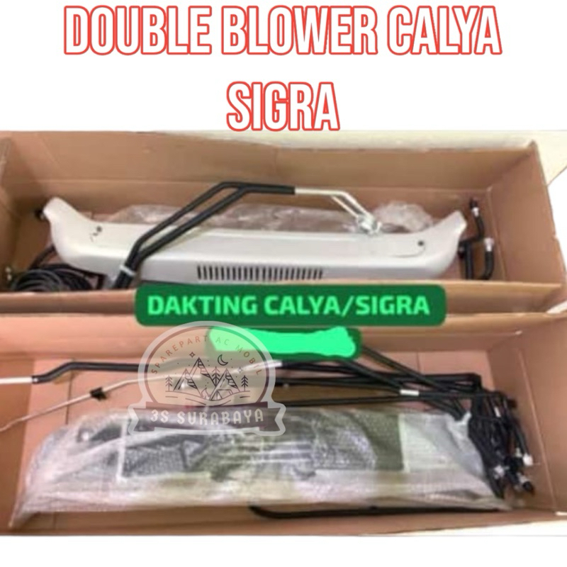 Double Blower Sigra Calya Dukting Sanden Asli Pasang ! Ac Mobil