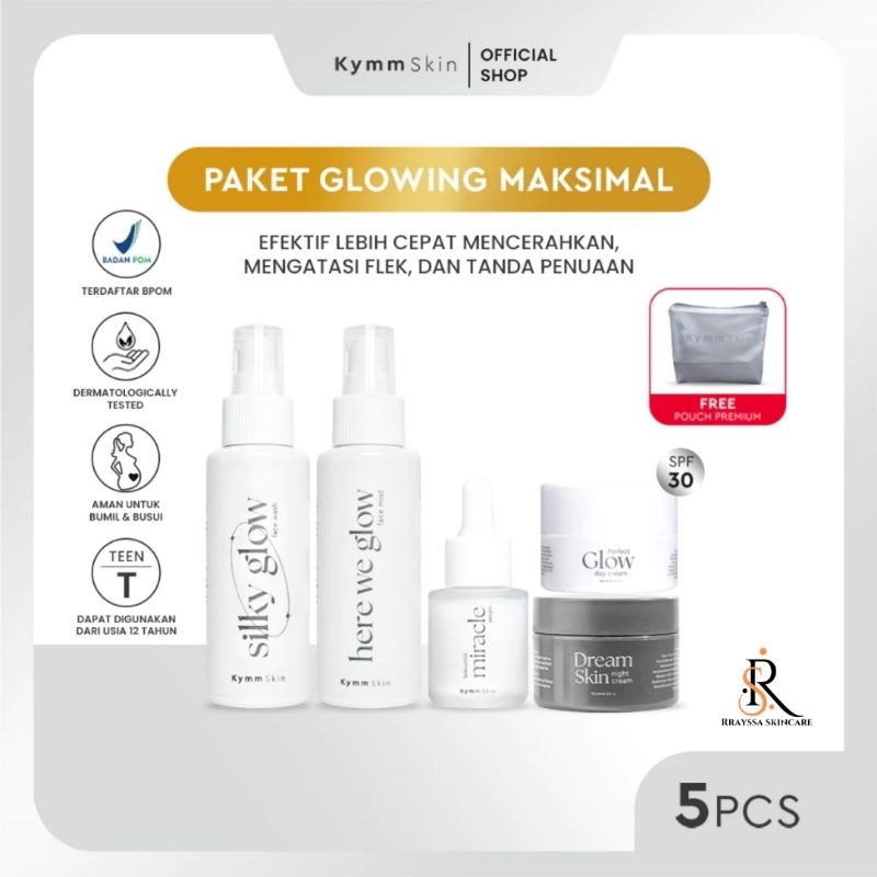 KYMM SKIN PERFECT GLOW SKINCARE | PAKET LENGKAP KYMM SKIN CREAM | KYMM SKIN PAKET GLOWING