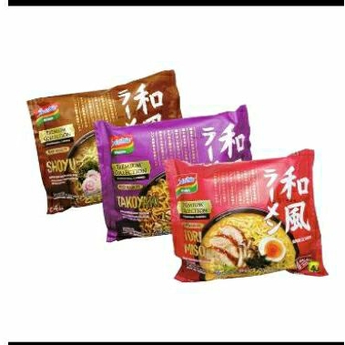 

INDOMIE Premium Jepang Shoyu Takoyaki Tori Miso - Mi Instan