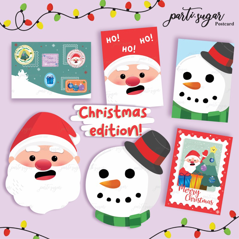 

Postcard / Kartu Pos Christmas Edition