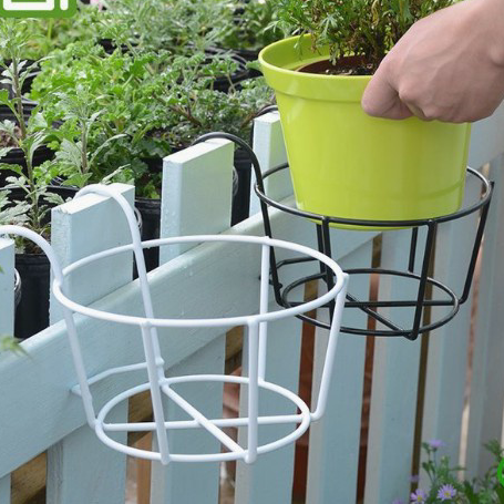 ✦MURAH LEBAY✦ [BUKAN BAHAN KAWAT] RAK BALKON DIAMETER 20CM / Gantungan Pot Bunga Besi SNI/ Rak Balko