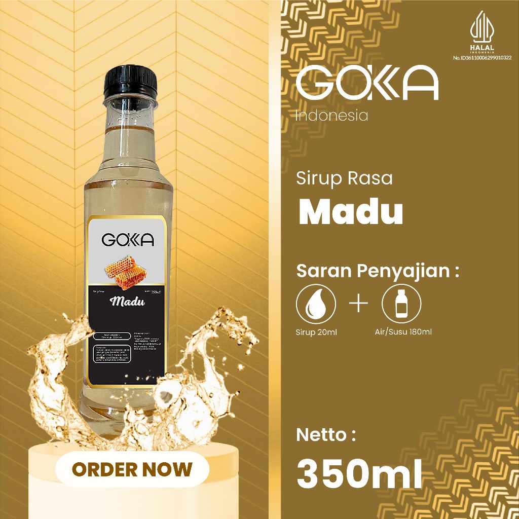 

Gokka Sirup Rasa Madu / Minuman Syrup Gokka Rasa Madu 350ml