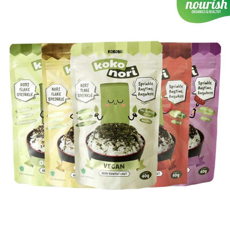 

Best Terlaris KOKOBI Koko Nori Abon Rumput Laut Tabur No MSG, Tanpa Pengawet 40gr Ready Stock