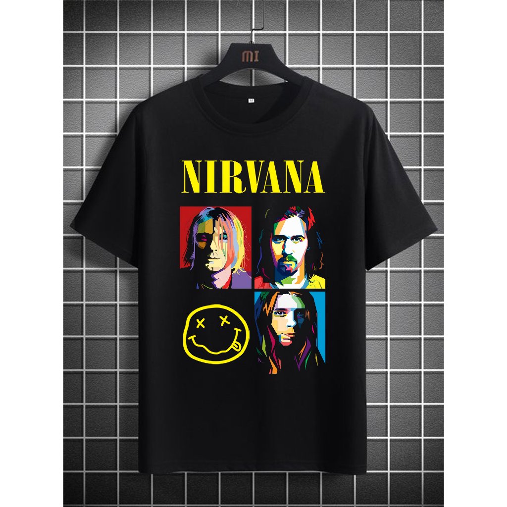 KAOS DISTRO COWOK NIRVANA / KAOS DISTRO PRIA / KAOS DISTRO ORIGINAL BANDUNG / ANAQI_MERCH - PEOPLE 5